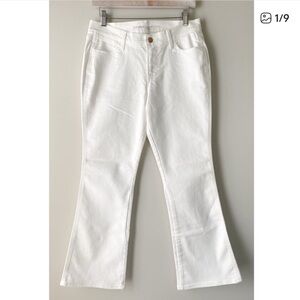 Old Navy Women's Flare Leg Jeans in White